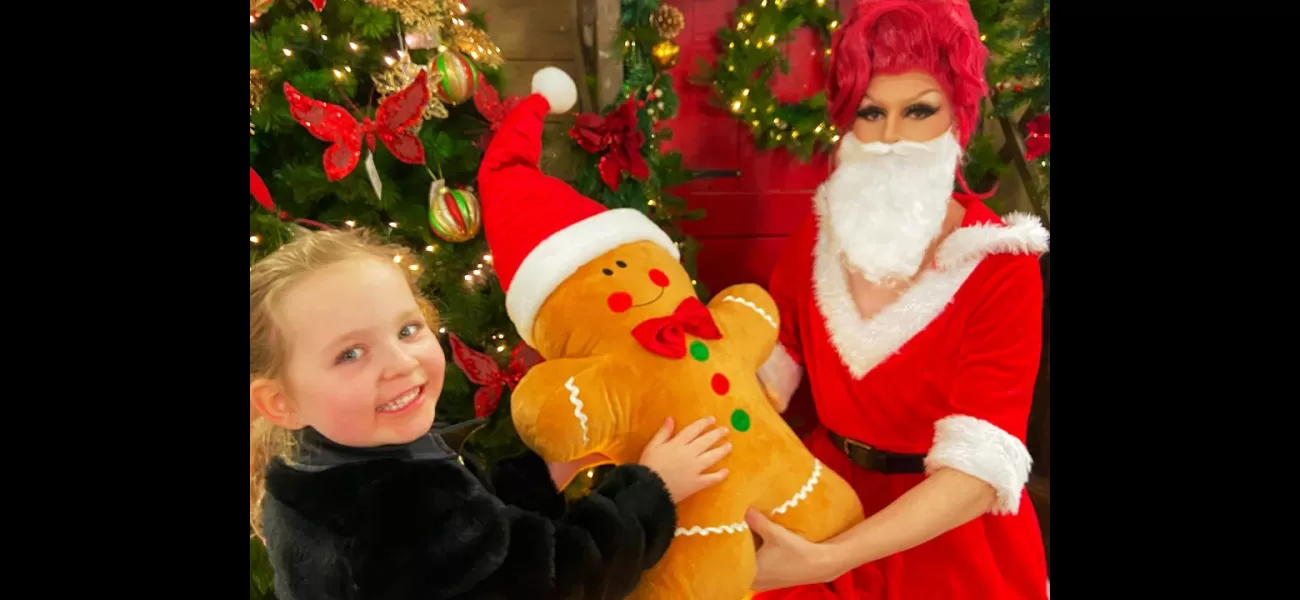 A 16-year-old boy is the UK's only drag queen Santa Claus!