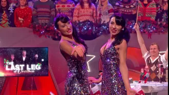 Pop duo reunites on TV to celebrate 20 years of their holiday hit.