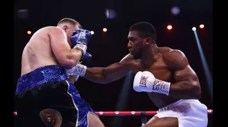 Anthony Joshua dominates Otto Wallin in Saudi Arabia fight.