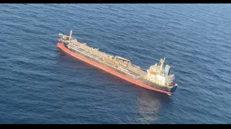 Tanker near India coast struck by drone from Iran, US claims.