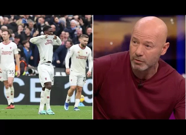 Shearer critiques Man U's two players and points out a troubling statistic.