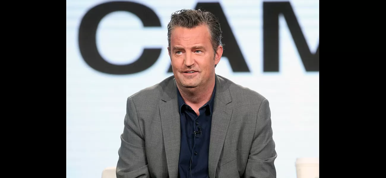 Matthew Perry glued his hands to his knees to prevent himself from taking drugs, according to his ex-girlfriend.