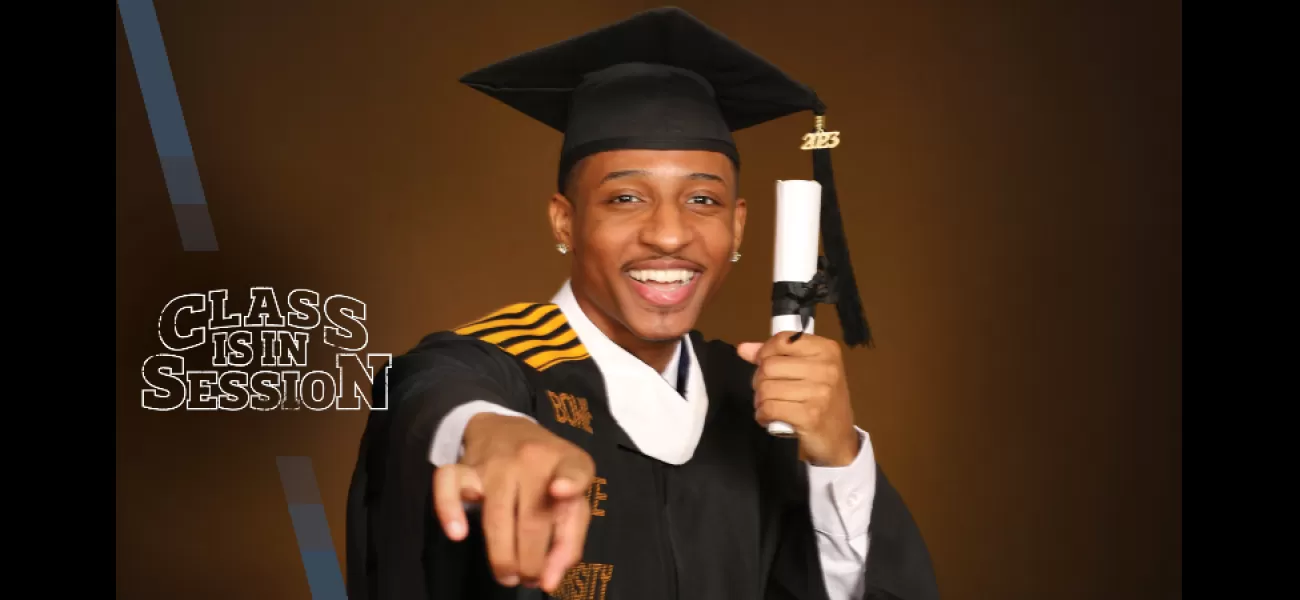 Myles Frost has graduated from Bowie State University.