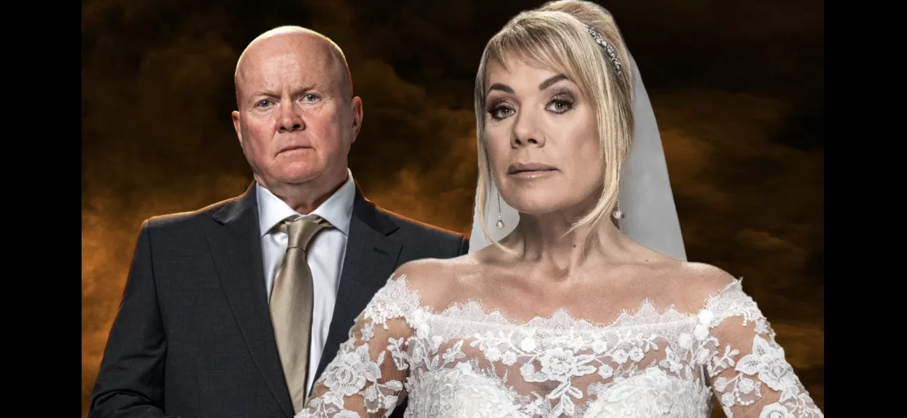 Phil and Sharon's wedding explodes as two colossal secrets are revealed.