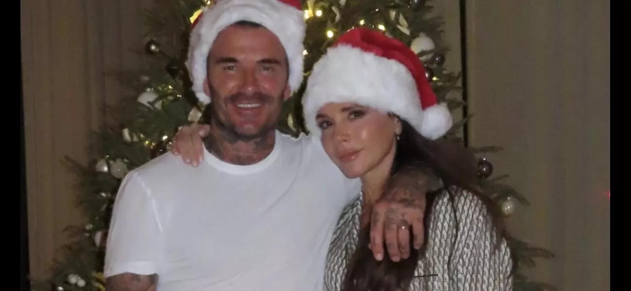 Victoria Beckham gave David a large surprise for Christmas.