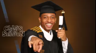 Myles Frost has graduated from Bowie State University.