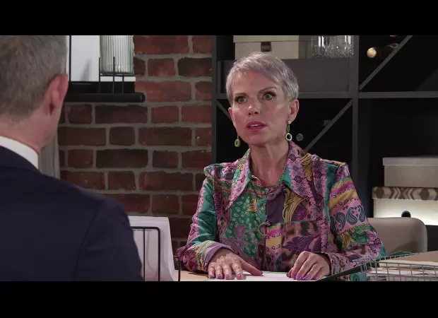 Debbie Webster is surprised when she's chatted up by a much younger character this Christmas on Coronation Street.