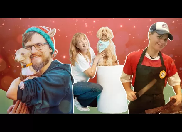 People who give up their Christmas Day to help others, giving selflessly to make the world a better place.