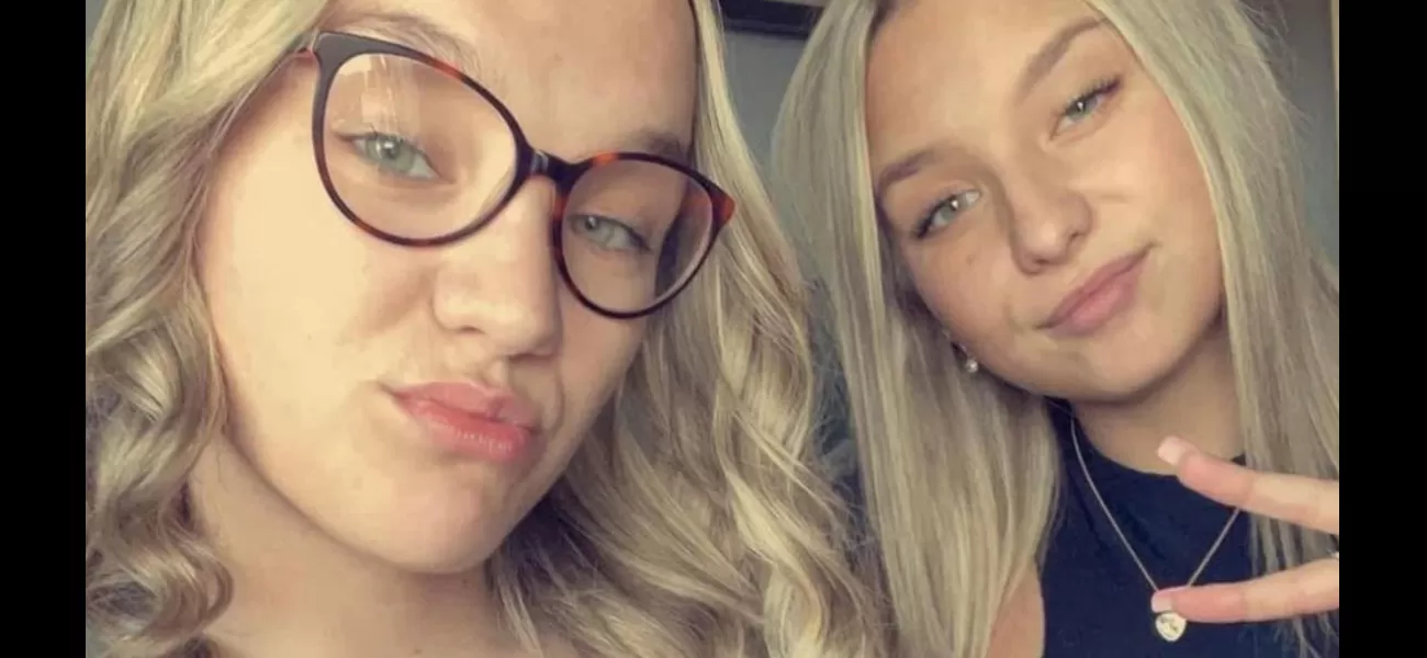 18 year old honors her twin sister who tragically died in car accident alongside her.