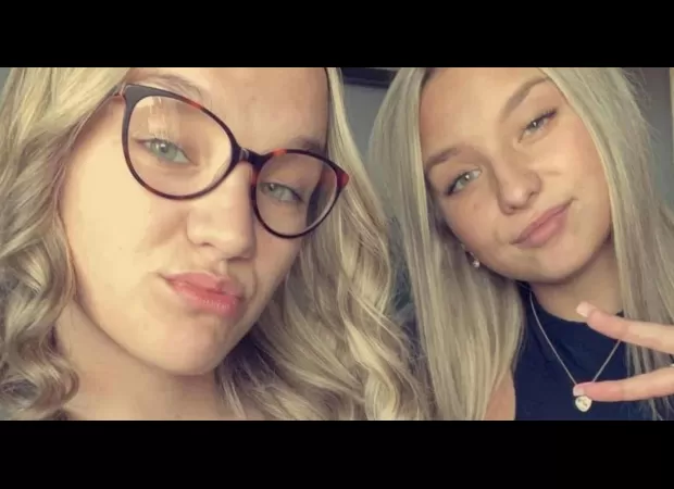 18 year old honors her twin sister who tragically died in car accident alongside her.