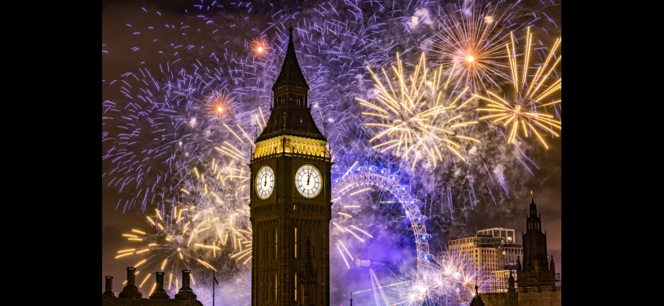Watch free fireworks in London for New Year's Eve 2024!