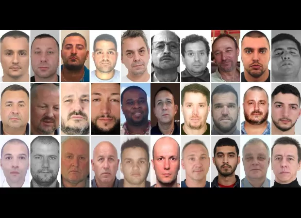 Europe's most wanted criminals remain evading capture.