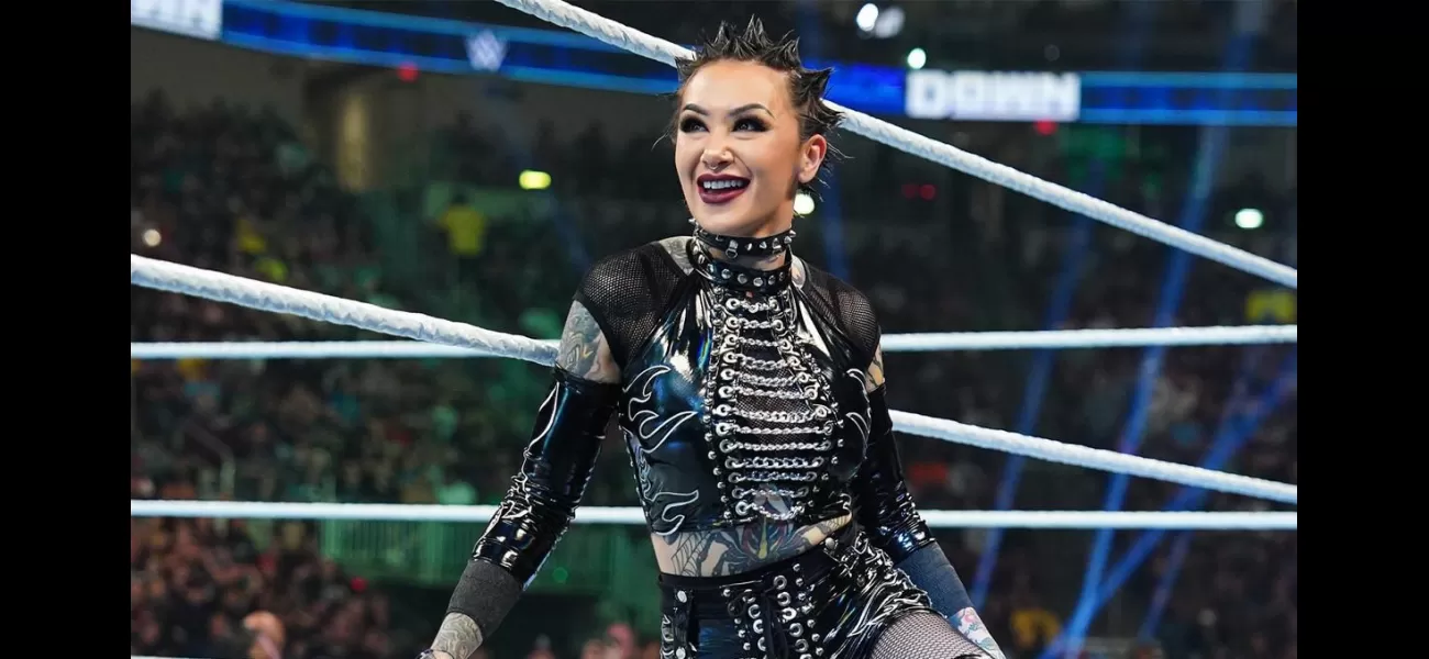 WWE wrestler competes in a match wearing their wedding dress.