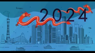 Chinese New Year 2024 falls on Feb 12th; it's based on the lunar calendar.