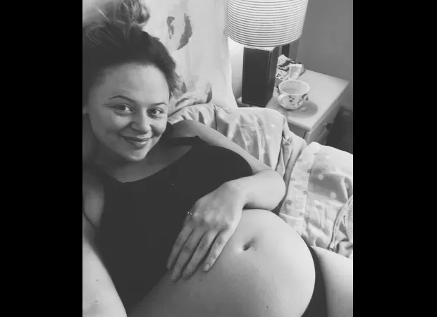 Emily Atack is expecting her first baby.