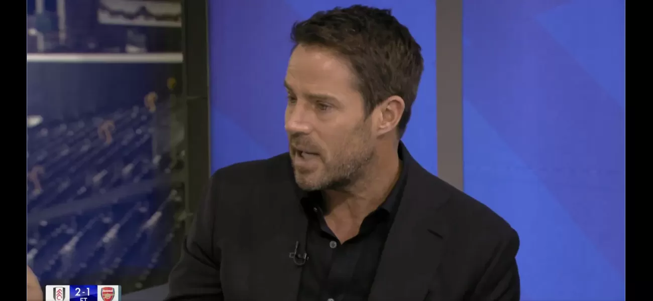 Jamie Redknapp criticized an Arsenal player for being a 