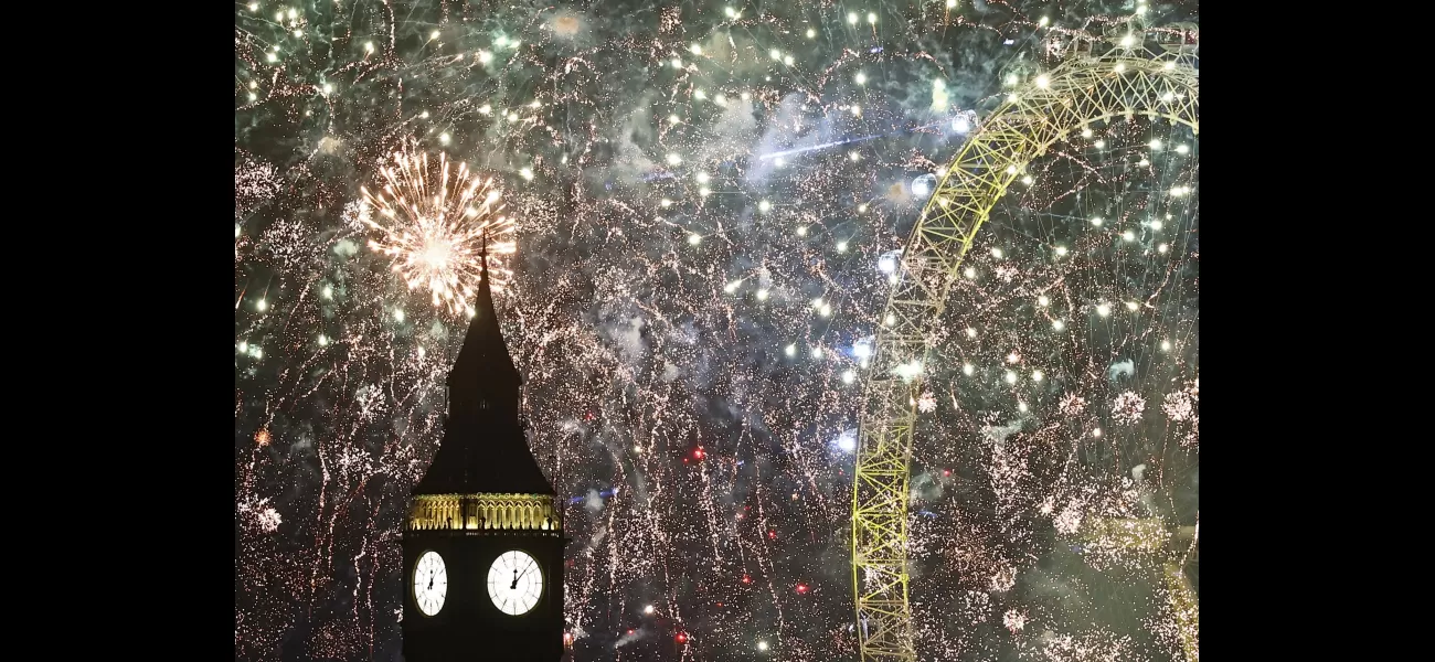 Fireworks light up London and Edinburgh for a spectacular start to 2024.