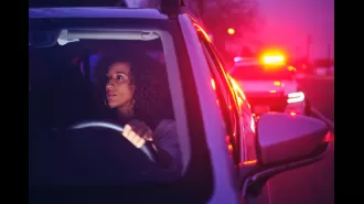 Police in California must by law reveal reason for traffic stops.