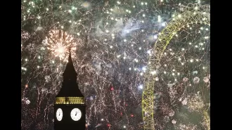 Fireworks light up London and Edinburgh for a spectacular start to 2024.