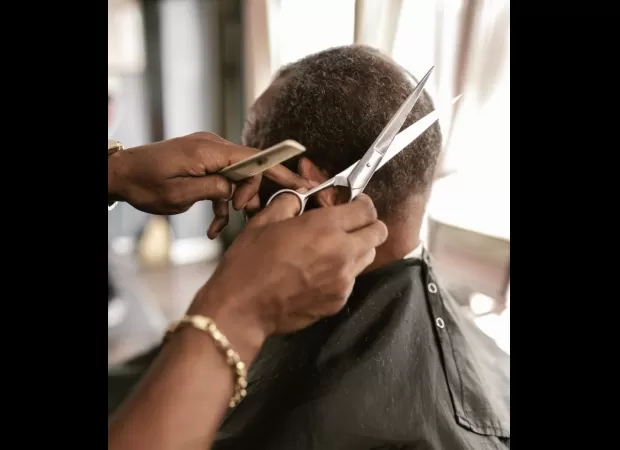 David Hardin Jr: barber in Detroit who works 365 days a year to keep clients looking sharp.