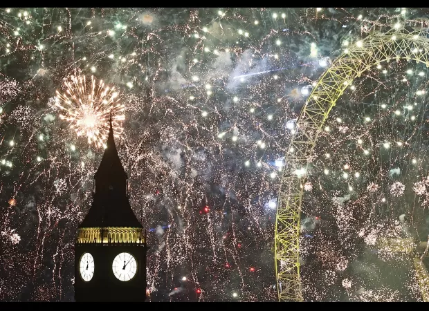 Fireworks light up London and Edinburgh for a spectacular start to 2024.