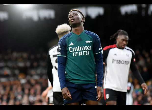 Arteta was angry with Saka for not following instructions during the loss to Fulham.