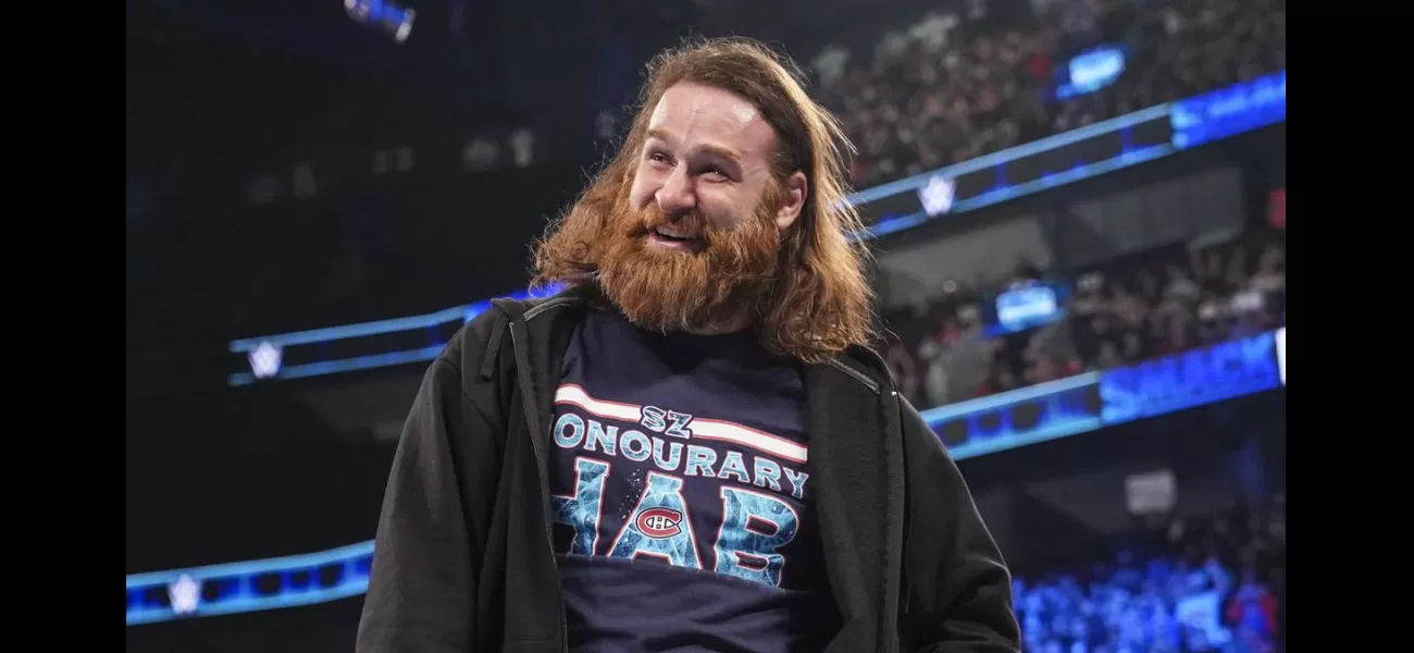 Sami Zayn got a gory head injury requiring 15 staples to close the wound.