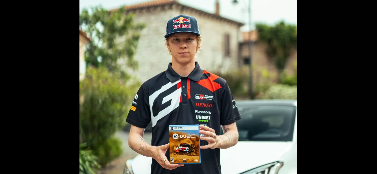 Kalle Rovanpera, World Rally Champion, talks about playing EA Sports WRC game.