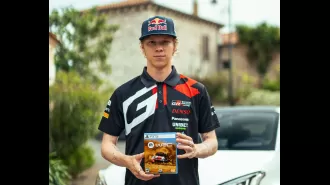 Kalle Rovanpera, World Rally Champion, talks about playing EA Sports WRC game.