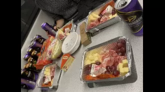 Football fans now enjoying charcuterie boards instead of pies on away days.
