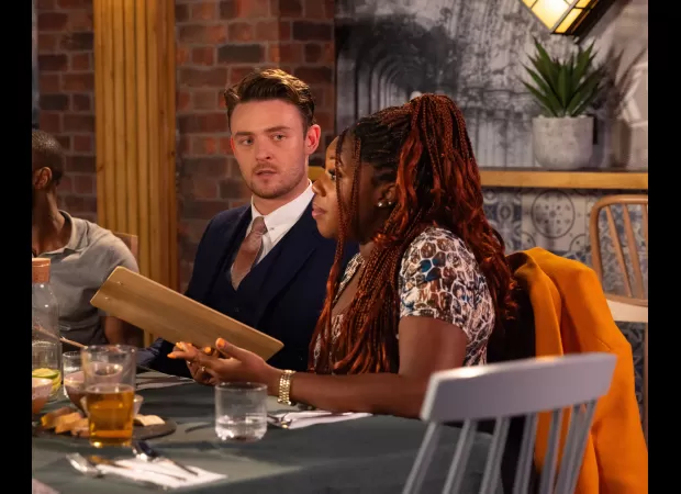 Joel's secret is revealed on Coronation St, leaving fans worried for Dee-Dee.