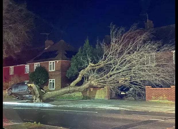 Storm Henk's winds knocked me down with force.