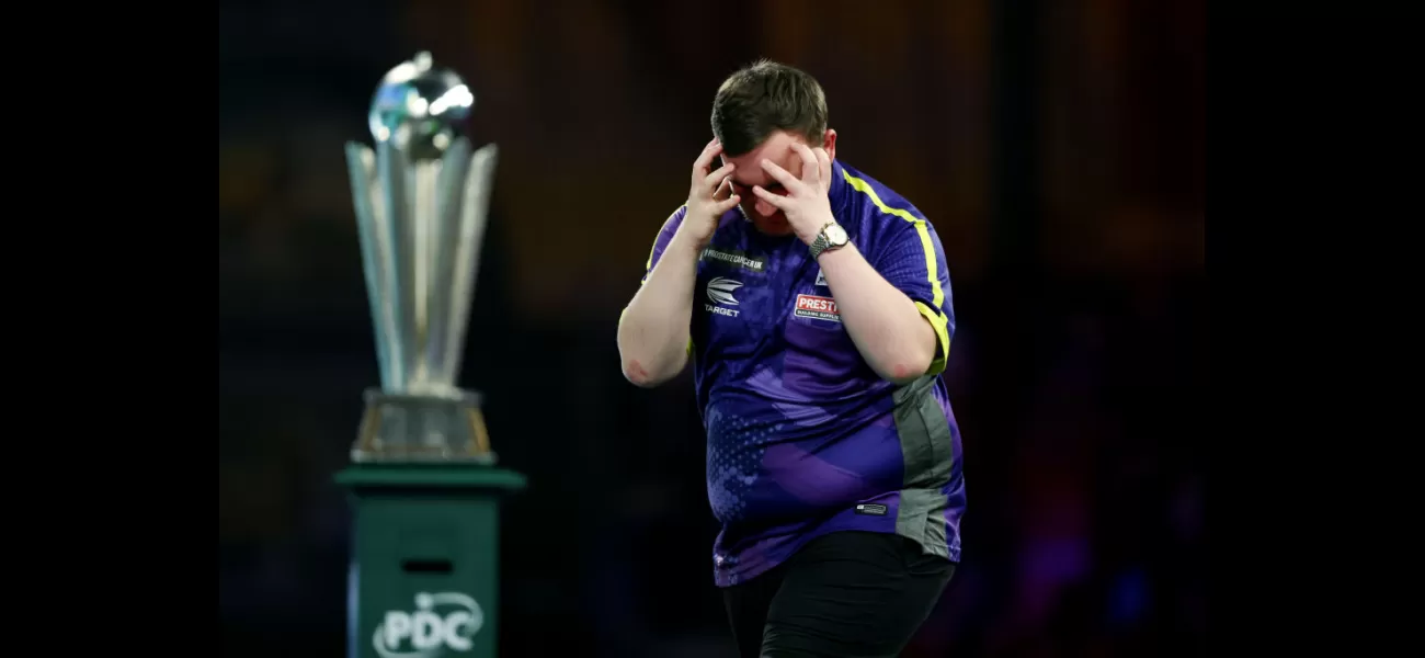 Luke felt frustrated after his loss in the World Darts Championship final, expressing his annoyance.