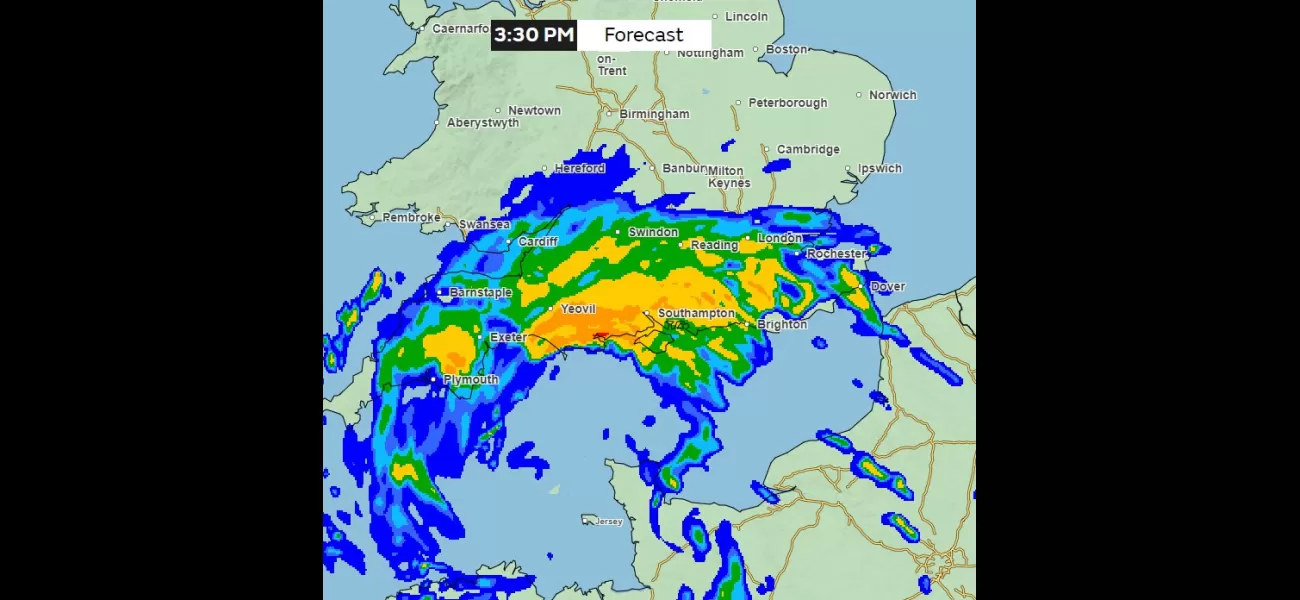 Map depicts route of new storm bringing 2