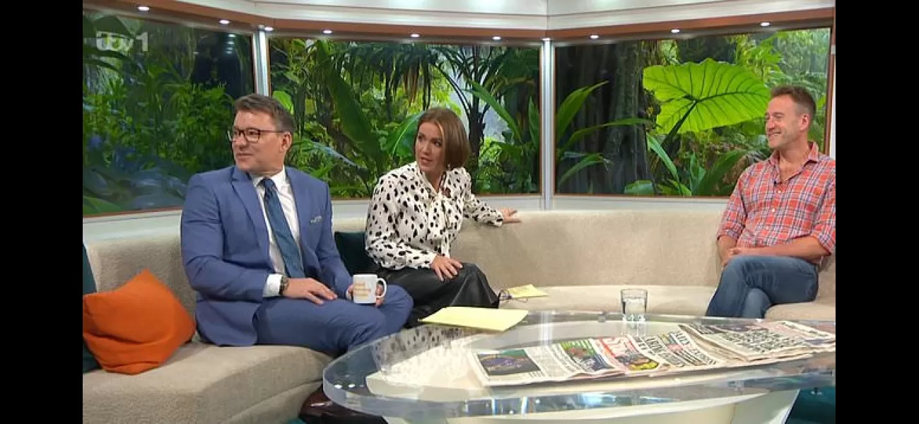 Susanna Reid alarmed after hearing a loud noise while filming Good Morning Britain.