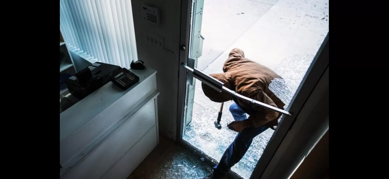 Looters ransack Compton bakery after car smashes security gates.