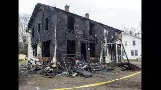 Four children tragically died in a house fire as helpless neighbors attempted to put it out with extinguishers.