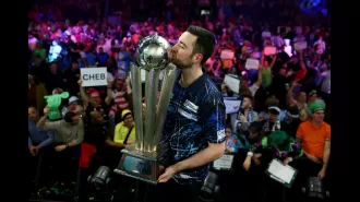 Luke Humphries beats Luke Littler in the World Darts Championship final, ending Littler's Cinderella story.