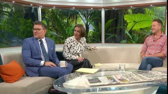 Susanna Reid alarmed after hearing a loud noise while filming Good Morning Britain.