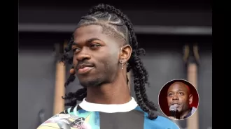 Lil Nas X jokingly responds to Dave Chappelle's joke, saying him and the devil have broken up.