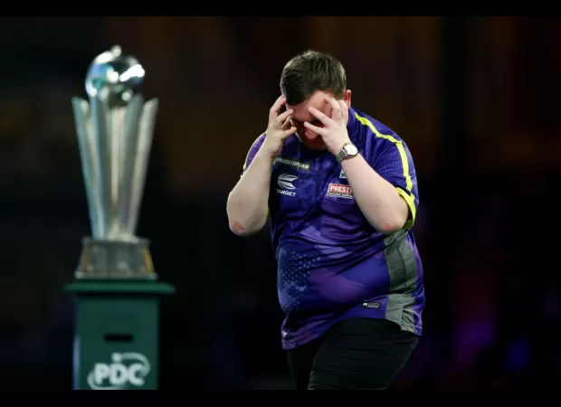 Luke felt frustrated after his loss in the World Darts Championship final, expressing his annoyance.