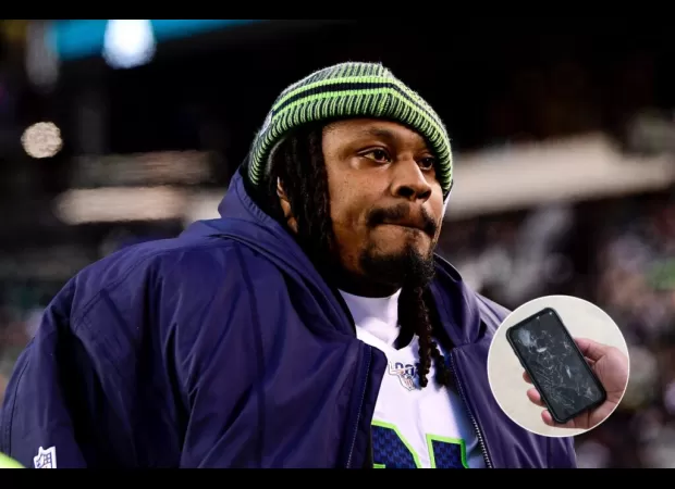 Marshawn Lynch has altercation w/ fan after fan tries to take a selfie w/ him.