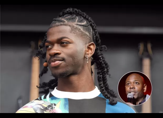 Lil Nas X jokingly responds to Dave Chappelle's joke, saying him and the devil have broken up.