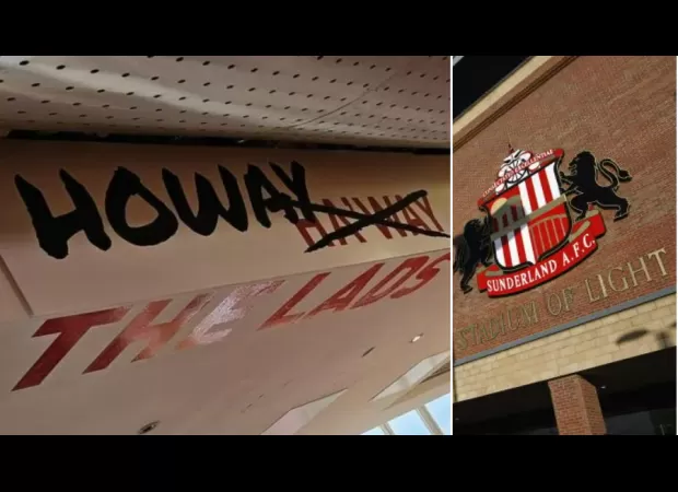 Sunderland apologise to fans for decorating club bar in rival team's colours before FA Cup match.