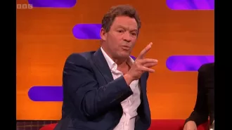 Dominic West hosted a kids party to get rid of a 