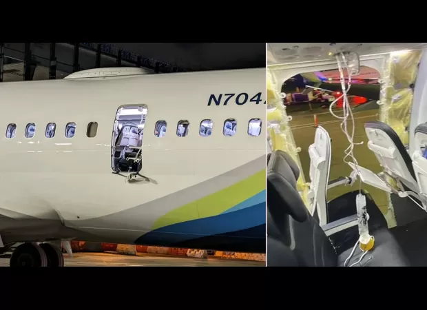 Plane makes emergency landing due to window falling out mid-flight.