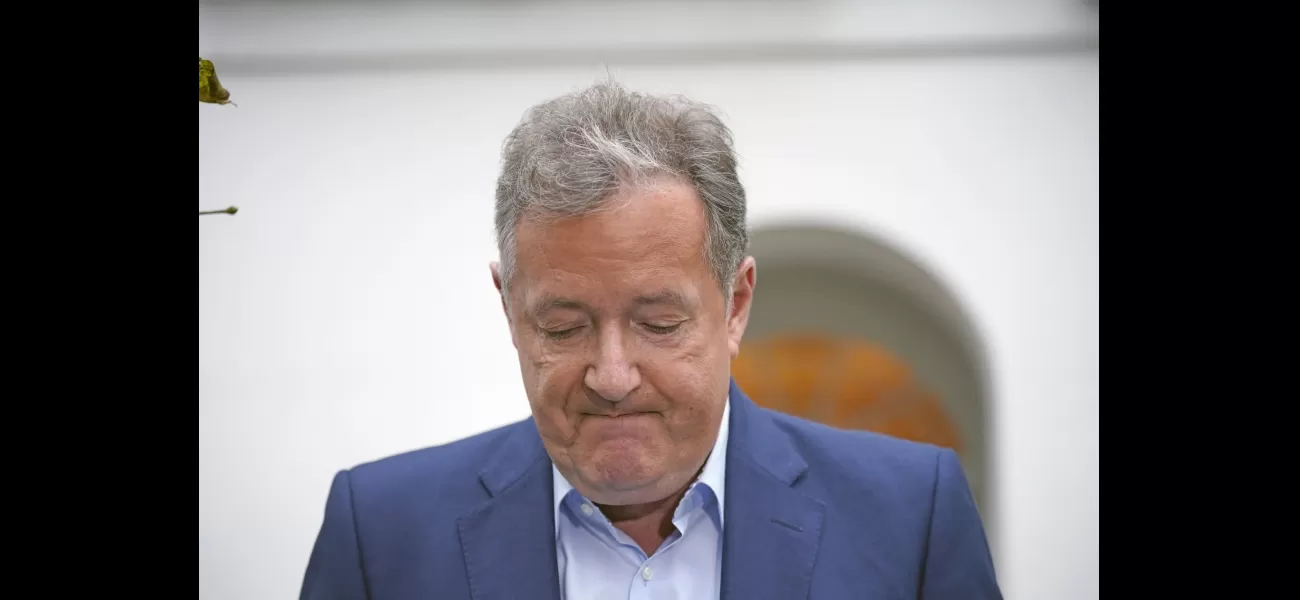 Piers Morgan tearfully reads old messages from Kate Garraway after Derek Draper's passing.