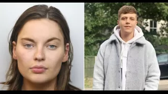 Schoolgirl with a strange tattoo who ran over her boyfriend with a car was a 