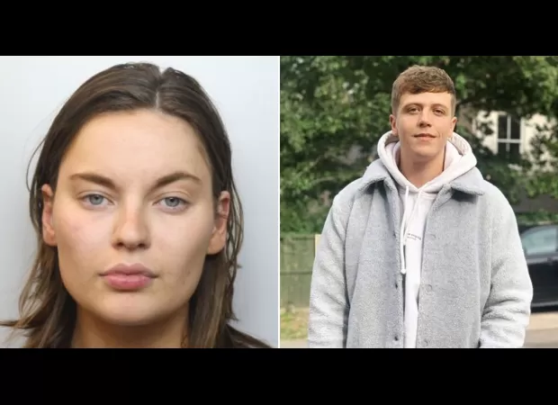 Schoolgirl with a strange tattoo who ran over her boyfriend with a car was a 