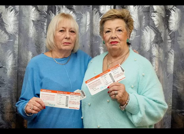 Disabled pensioners angry after being sent to wrong Spanish island on their holiday.